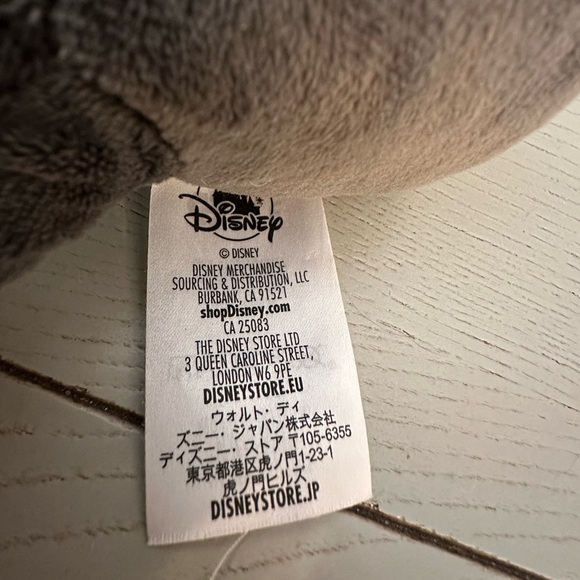 Disney Puppy Dog Pals Bingo Plush Pug Gray Stuffed Animal Blue Collar 12” - Picture 4 of 6